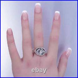 Size 9.25, James Avery Sterling 925 silver Symbol of Freedom Bald Eagle Ring