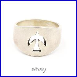 Sterling Silver 925 Retired James Avery Descending Dove Cut Out Wide Ring Sz 6.5 Sterling Silver 925 Retired James Avery Descending Dove Cut Out Wide Ring Sz 6.5