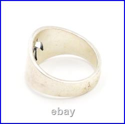 Sterling Silver 925 Retired James Avery Descending Dove Cut Out Wide Ring Sz 6.5