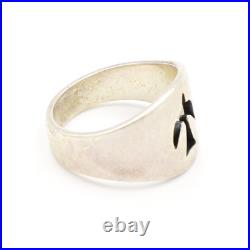 Sterling Silver 925 Retired James Avery Descending Dove Cut Out Wide Ring Sz 6.5