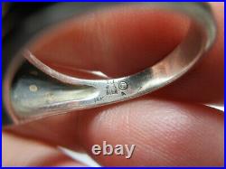 Sterling Silver 925 Vintage James Avery 14k Gold Garnet Heart Ring Size 6.75
