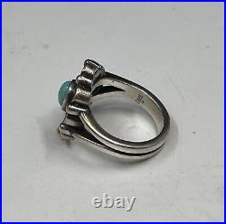 Sterling Silver James Avery De Flores Turquoise Ring 5