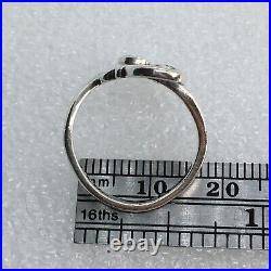 Sterling Silver James Avery Swirl Ring Size 6.25 Retired Vintage Rare 3.2 grams