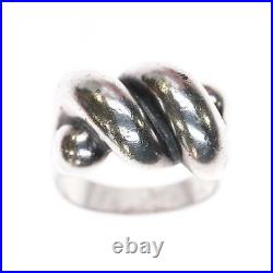 Sz10.25 James Avery modernist ring sterling silver