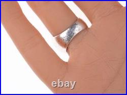 Sz6 Retired James Avery Hammered sterling dome ring