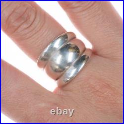 Sz7 Retired James Avery Modernist sterling ring