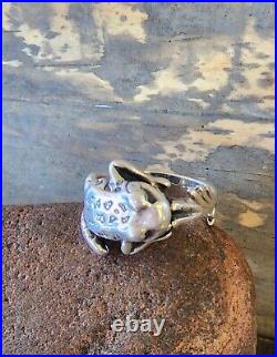 TWICE Retired James Avery Frog Wrap Around Ring Size 8.5 NEAT Piece