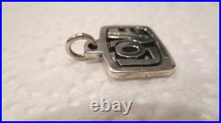 VERY RARE Retired James Avery Sterling Silver RETRO LOVE Charm Uncut O-Ring VERY RARE Retired James Avery Sterling Silver RETRO LOVE Charm Uncut O-Ring