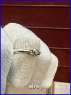 VTG James Avery Rare Retired Heart & Flower Band Ring Size 7