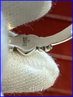 VTG James Avery Rare Retired Heart & Flower Band Ring Size 7