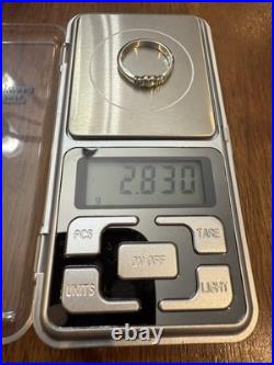 VTG James Avery Rare Retired Heart & Flower Band Ring Size 7