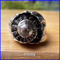 VTG James Avery Spiral Seashell Ring Size 5.5 Retired Rare 925 Sterling Silver