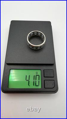 Very Rare Retired Vintage James Avery Teddy Bear Ring Band Sterling Silver Sz 7