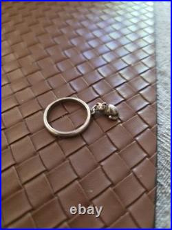 Vintage James Avery Dangle Cat Ring
