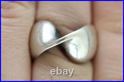 Vintage James Avery Mobius Twist Sterling Silver 925 Ring Sz 8.5 Retired Design