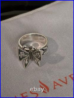 Vintage James Avery Retired Mariposa (butterfly) Ring, Sterling silver 925