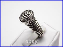 Vintage James Avery Ring Retired African Swirl Beaded 925 Sterling Silver Size 6 Vintage James Avery Ring Retired African Swirl Beaded 925 Sterling Silver Size 6