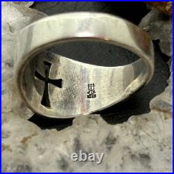 Vintage James Avery Sterling Silver Cut-Out Cross Ring Size 10 For Women