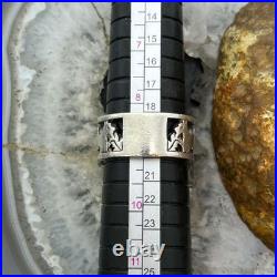 Vintage James Avery Sterling Silver Dogs Ring Size 8.5 For Women