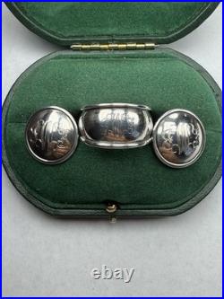 Vintage James Avery Sterling Silver Monogramed Earrings & Ring Size 9.25 17g