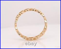 Vintage James Avery Tiny Hearts 14K Yellow Gold Ring Size 7