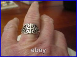 Vintage James Avery sterling silver cross ring retired size 6.5 signed