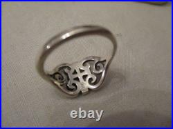 Vintage James Avery sterling silver cross ring retired size 6.5 signed