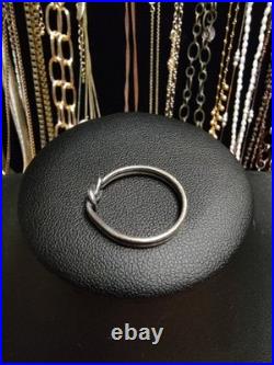Vintage Retired James Avery 925 Sterling Silver Lovers Knot Ring Size 7