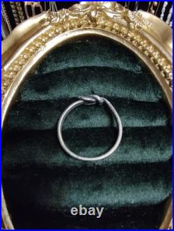Vintage Retired James Avery 925 Sterling Silver Lovers Knot Ring Size 7