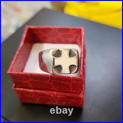 Vintage Retired James Avery Greek Cross Wide Band Ring Size 9 Vintage Retired James Avery Greek Cross Wide Band Ring Size 9