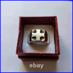 Vintage Retired James Avery Greek Cross Wide Band Ring Size 9 Vintage Retired James Avery Greek Cross Wide Band Ring Size 9