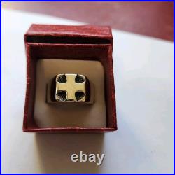 Vintage Retired James Avery Greek Cross Wide Band Ring Size 9 Vintage Retired James Avery Greek Cross Wide Band Ring Size 9