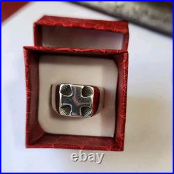 Vintage Retired James Avery Greek Cross Wide Band Ring Size 9 Vintage Retired James Avery Greek Cross Wide Band Ring Size 9