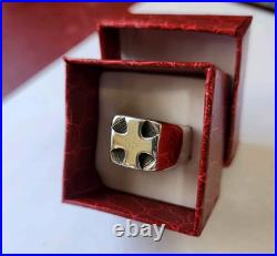 Vintage Retired James Avery Greek Cross Wide Band Ring Size 9 Vintage Retired James Avery Greek Cross Wide Band Ring Size 9