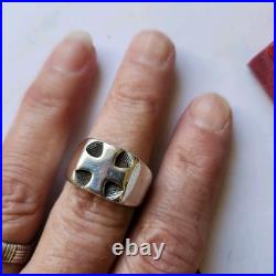 Vintage Retired James Avery Greek Cross Wide Band Ring Size 9 Vintage Retired James Avery Greek Cross Wide Band Ring Size 9