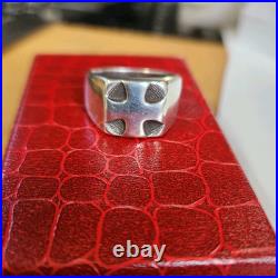 Vintage Retired James Avery Greek Cross Wide Band Ring Size 9 Vintage Retired James Avery Greek Cross Wide Band Ring Size 9