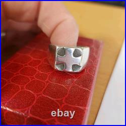 Vintage Retired James Avery Greek Cross Wide Band Ring Size 9 Vintage Retired James Avery Greek Cross Wide Band Ring Size 9