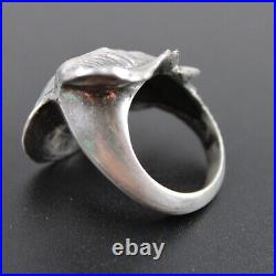 Vintage Retired James Avery RARE Elephant Head Ring 925 Size 8.5