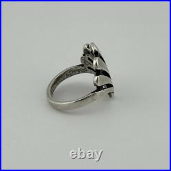 Vintage Retired James Avery Shell Sterling Silver Ring Scallop Size 2.5 2.75