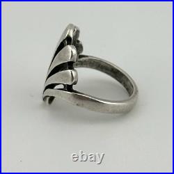 Vintage Retired James Avery Shell Sterling Silver Ring Scallop Size 2.5 2.75