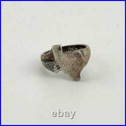 Vintage Retired James Avery Solid Texas Ring Size 4 Rare