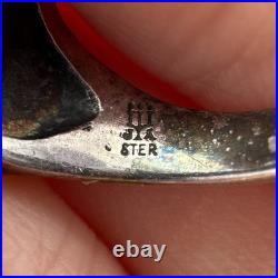 Vintage Retired James Avery Solid Texas Ring Size 4 Rare