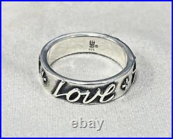 Vintage Retired James Avery ring size 7 Faith Hope And Love