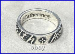Vintage Retired James Avery ring size 7 Faith Hope And Love