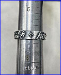 Vintage Retired James Avery ring size 7 Faith Hope And Love