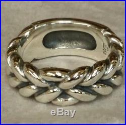 Vintage Sterling Silver Men's James Avery Ring Size 10.5 thick and heavy