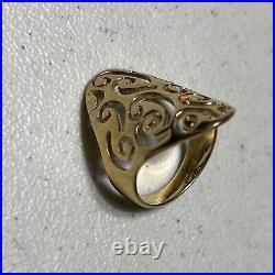Vintage Sterling silver ring Size 8 with sterling pandant