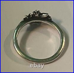 Vintage rare James Avery floral bouquet ring